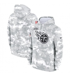 Youth Tennessee Titans 2024 White Gray Salute To Service Pullover Hoodie Youth Tennessee Titans 2024 White Gray Salute To Service Pullover Hoodie