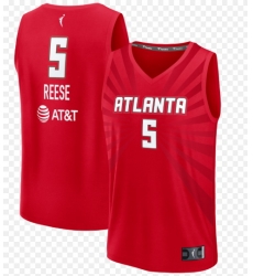 Men Atlanta Dream Angel Reese #5 Red Fast Break Replica Jersey Explorer Edition