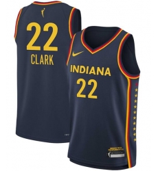 Youth Indiana Fever Caitlin Clark #22 Navy Blue Stitched Basketball WNBA Jersey Youth Indiana Fever Caitlin Clark #22 Navy Blue Stitched Basketball WNBA Jersey