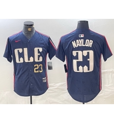 Men Cleveland Guardians 23 Bo Naylor Navy 2024 City Connect Limited Stitched jerseys 2 Men Cleveland Guardians 23 Bo Naylor Navy 2024 City Connect Limited Stitched jerseys 2