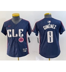 Youth Cleveland Guardians 0 Andres Gimenez Navy 2024 City Connect Limited Stitched Baseball Jersey 3 Youth Cleveland Guardians 0 Andres Gimenez Navy 2024 City Connect Limited Stitched Baseball Jersey 3