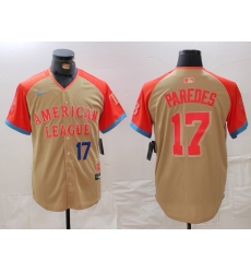 Men American League 17 Isaac Paredes Cream 2024 All Star Limited Stitched Jersey 28 Men American League 17 Isaac Paredes Cream 2024 All Star Limited Stitched Jersey 28