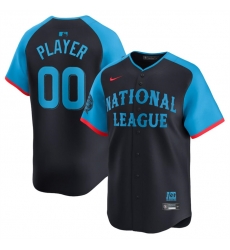 Men National League Active Player Custom Navy 2024 All Star Limited Stitched Baseball Jersey Men National League Active Player Custom Navy 2024 All Star Limited Stitched Baseball Jersey