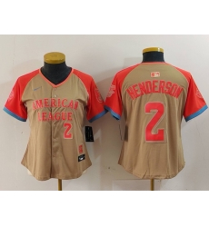 Women American League 2 Gunnar Henderson Cream 2024 All Star Limited Stitched Baseball Jersey 2 Women American League 2 Gunnar Henderson Cream 2024 All Star Limited Stitched Baseball Jersey 2