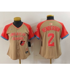 Women American League 2 Gunnar Henderson Cream 2024 All Star Limited Stitched Baseball Jersey 3 Women American League 2 Gunnar Henderson Cream 2024 All Star Limited Stitched Baseball Jersey 3