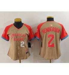 Women American League 2 Gunnar Henderson Cream 2024 All Star Limited Stitched Baseball Jersey 6 Women American League 2 Gunnar Henderson Cream 2024 All Star Limited Stitched Baseball Jersey 6