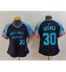 Women National League 30 Paul Skenes Navy 2024 All Star Limited Stitched Baseball Jersey 1 Women National League 30 Paul Skenes Navy 2024 All Star Limited Stitched Baseball Jersey 1