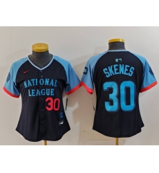 Women National League 30 Paul Skenes Navy 2024 All Star Limited Stitched Baseball Jersey 5 Women National League 30 Paul Skenes Navy 2024 All Star Limited Stitched Baseball Jersey 5