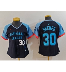 Women National League 30 Paul Skenes Navy 2024 All Star Limited Stitched Baseball Jersey 7 Women National League 30 Paul Skenes Navy 2024 All Star Limited Stitched Baseball Jersey 7