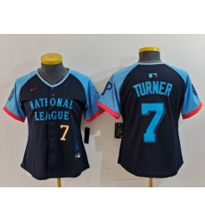 Women National League 7 Trea Turner Navy 2024 All Star Limited Stitched Baseball Jersey 1 Women National League 7 Trea Turner Navy 2024 All Star Limited Stitched Baseball Jersey 1