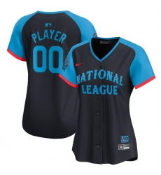 Women National League Active Player Custom Navy 2024 All Star Limited Stitched Baseball Jersey 28Run Small 29 Women National League Active Player Custom Navy 2024 All Star Limited Stitched Baseball Jersey 28Run Small 29