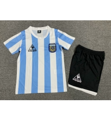 Youth Retro Soccer Jerseys Argentina 1986 Youth Retro Soccer Jerseys Argentina 1986