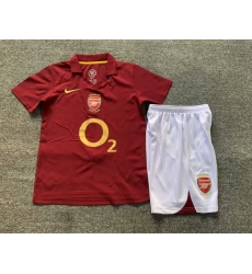 Youth Retro Soccer Jerseys Arsena Red 05 06 Youth Retro Soccer Jerseys Arsena Red 05 06