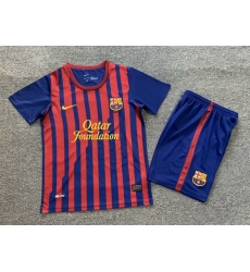 Youth Retro Soccer Jerseys Barcelona Blue Red 11 12 Youth Retro Soccer Jerseys Barcelona Blue Red 11 12