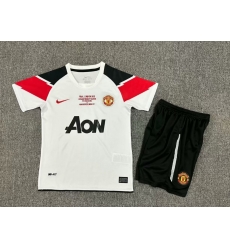 Youth Retro Soccer Jerseys Manchester United F.C. White II Youth Retro Soccer Jerseys Manchester United F.C. White II