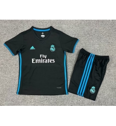 Youth Retro Soccer Jerseys Real Madrid CF Black Youth Retro Soccer Jerseys Real Madrid CF Black