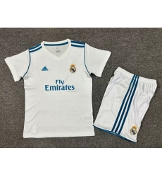Youth Retro Soccer Jerseys Real Madrid CF White Youth Retro Soccer Jerseys Real Madrid CF White