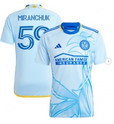 Men's Atlanta United FC Aleksei Miranchuk adidas Light Blue 2024 The Resurgens Kit Replica Player Jersey Men's Atlanta United FC Aleksei Miranchuk adidas Light Blue 2024 The Resurgens Kit Replica Player Jersey