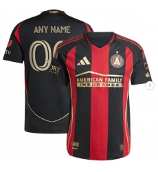 Men's Atlanta United FC adidas Black 2025 The Connector Authentic Custom Jersey