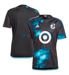 Men Minnesota United FC Blank 2024 25 Home Replica Black Men Minnesota United FC Blank 2024 25 Home Replica Black
