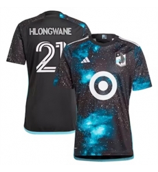 Men Minnesota United FC Bongokuhle Hlongwane 2024 25 Home Replica Black Men Minnesota United FC Bongokuhle Hlongwane 2024 25 Home Replica Black
