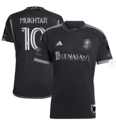 Mens Nashville SC Hany Mukhtar adidas Black 2023 Man In Black Kit Authentic Player Jersey Mens Nashville SC Hany Mukhtar adidas Black 2023 Man In Black Kit Authentic Player Jersey