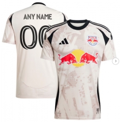 Men New York Red Bulls adidas Tan 2025 Stone Kit Replica Custom Jersey