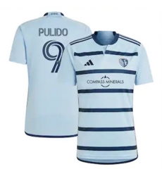 Men Sporting Kansas City Alan Pulido 2023 24 Home Replica Light Blue Men Sporting Kansas City Alan Pulido 2023 24 Home Replica Light Blue