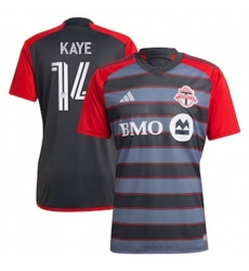 Men Toronto FC Mark-Anthony Kaye 2023 24 Home Replica Gray Men Toronto FC Mark-Anthony Kaye 2023 24 Home Replica Gray