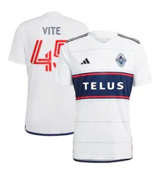 Men Vancouver Whitecaps FC Pedro Vite 2023 24 Home Replica White Men Vancouver Whitecaps FC Pedro Vite 2023 24 Home Replica White
