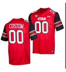 NCAA UTAH Customized Jersey Red NCAA UTAH Customized Jersey Red