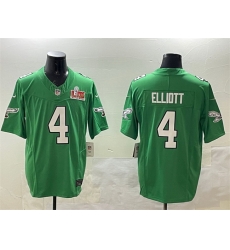 Men Philadelphia Eagles 4 Jake Elliott Green 2025 Super Bowl LIX Patch F U S E Throwback Vapor Untouchable Limited Stitched Football Jersey Men Philadelphia Eagles 4 Jake Elliott Green 2025 Super Bowl LIX Patch F U S E Throwback Vapor Untouchable Limited Stitched Football Jersey