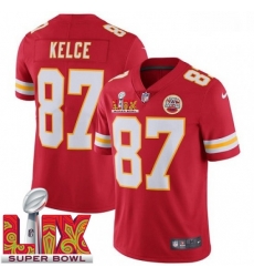 Men Kansas City Chiefs Travis Kelce #87 Red 2024 2025 Super Bowl LIX F U S E Stitched Jersey Men Kansas City Chiefs Travis Kelce #87 Red 2024 2025 Super Bowl LIX F U S E Stitched Jersey