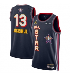 Men 2025 All Star 13 Jaren Jackson Jr Navy Stitched Basketball Jersey Men 2025 All Star 13 Jaren Jackson Jr Navy Stitched Basketball Jersey