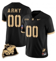 Men Army Black Knights Active Player Custom Black 2024 F U S E Rocky The Bulldog Patch Vapor Stitched Football Jersey Men Army Black Knights Active Player Custom Black 2024 F U S E Rocky The Bulldog Patch Vapor Stitched Football Jersey