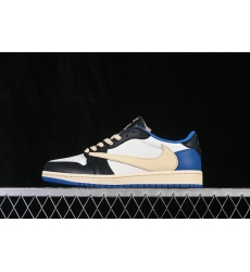 AIR JORDAN 1 LOW X TRAVIS SCOTT MEN SHOES 6521
