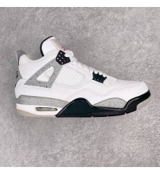 Air Jordan 4 White Gray Basketball Shoes Air Jordan 4 White Gray Basketball Shoes