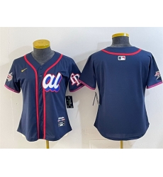 Youth American League Tampa Bay Rays Blank Navy 2025 All Star Edition Limited Stitched Baseball Jersey