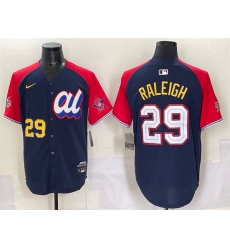 Men American League 29 Cal Raleigh Navy Red Alternate 2025 All Star Edition Limited Stitched Baseball Jersey