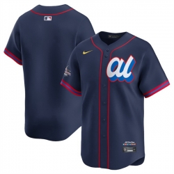 Men American League Blank Navy 2025 All Star Limited Stitched Baseball Jersey