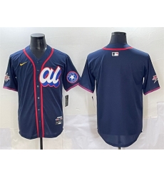 Men American League Houston Astros Blank Navy 2025 All Star Edition Limited Stitched Baseball Jersey Men American League Houston Astros Blank Navy 2025 All Star Edition Limited Stitched Baseball Jersey