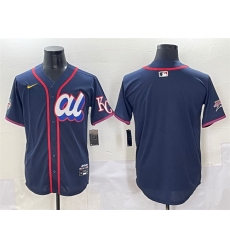 Men American League Kansas City Royals Blank Navy 2025 All Star Edition Limited Stitched Baseball Jersey