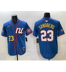 Men National League 23 Ryne Sandberg Blue 2025 All Star Edition Limited Stitched Baseball Jersey Men National League 23 Ryne Sandberg Blue 2025 All Star Edition Limited Stitched Baseball Jersey