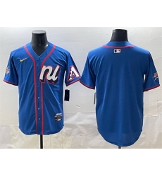 Men National League Arizona Diamondbacks Blank Blue 2025 All Star Edition Limited Stitched Baseball Jersey Men National League Arizona Diamondbacks Blank Blue 2025 All Star Edition Limited Stitched Baseball Jersey