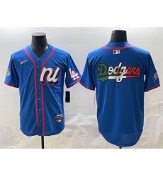 Men National League Los Angeles Dodgers Team Big Logo Blue 2025 All Star Edition Limited Stitched Baseball Jersey 003 Men National League Los Angeles Dodgers Team Big Logo Blue 2025 All Star Edition Limited Stitched Baseball Jersey 003