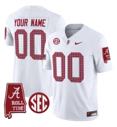 Men Women Youth Alabama Crimson Tide Pro Combat Vapor Limited Custom Jersey All Stitched White Men Women Youth Alabama Crimson Tide Pro Combat Vapor Limited Custom Jersey All Stitched White