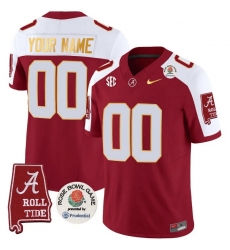 Men Women Youth Alabama Crimson Tide Rose Bowl Patch Gold Trim Vapor Limited Custom Jersey All Stitched Crimson Aternate Men Women Youth Alabama Crimson Tide Rose Bowl Patch Gold Trim Vapor Limited Custom Jersey All Stitched Crimson Aternate