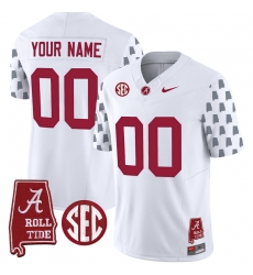 Men Women Youth Alabama Crimson Tide Vapor Limited Custom Jersey Alabama State Style All Stitched White