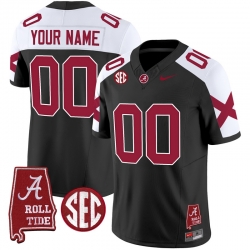 Men Women Youth Alabama Crimson Tide Vapor Limited Custom Jersey V6 Alabama Map All Stitched Black Aternate