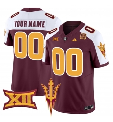 Men Women Youth Arizona State Sun Devils 2024 Vapor Limited Custom Jersey All Stitched Maroon Aternate